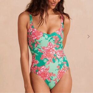 SUMMERSALT- The Seascape Sweetheart One Piece Swimsuit Summer Beach Pool Lake